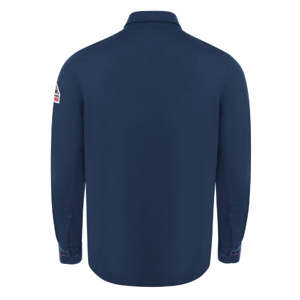 FR Flex Knit Button Down Shirt in Navy